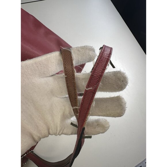 DAMAGED - COACH Snoopy Red Tote Bag F37273 Red - Picture 5 of 9